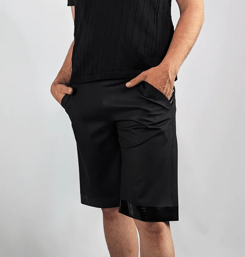 Short De Cheerleading Rebel Athletic - Motif Géométrique Noir Et Rose - Taille L - Occasion Très Bon état